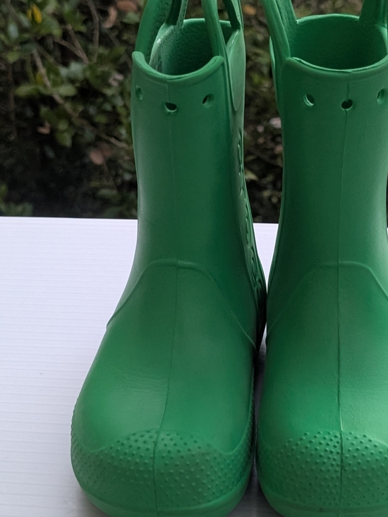 CROCS Other - CROCS Kids Green Rain Boots